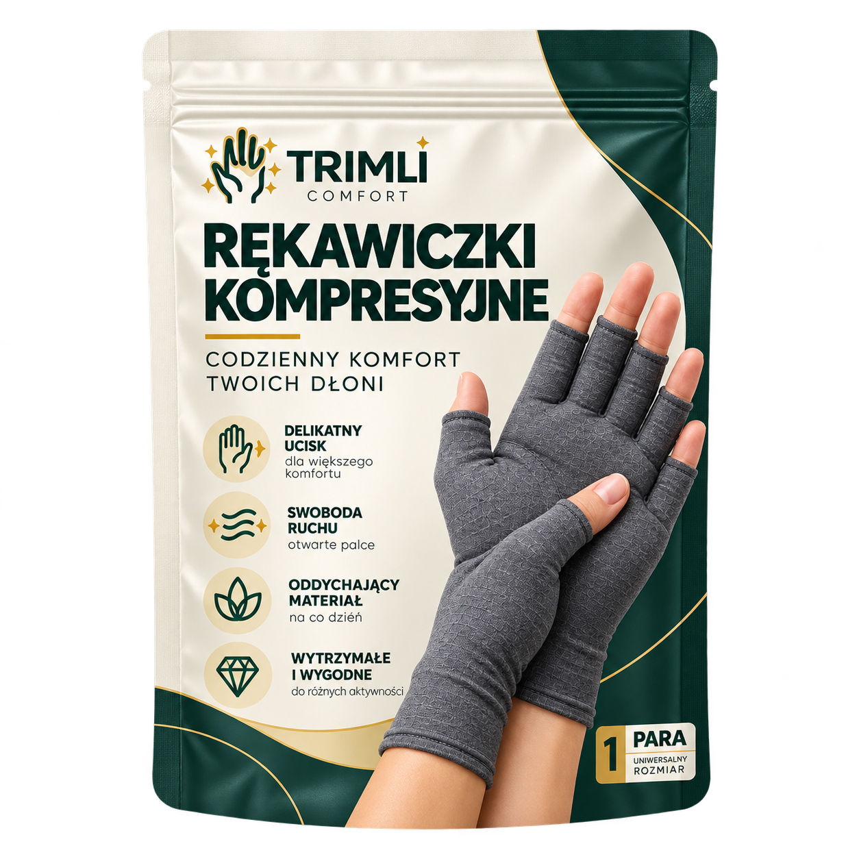 Trimli Comfort - kolor Szara Mgła